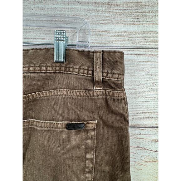 Loro Piana Linen Cotton Blend Straight Leg Jeans Mens 36 (33) Brown Made Italy - Picture 8 of 14